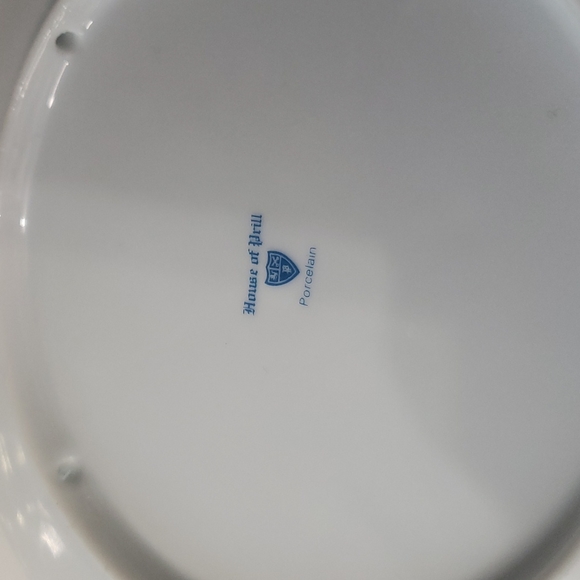 House of Prill Indian Tree trivet plate porcelain embossed edge - Picture 5 of 5